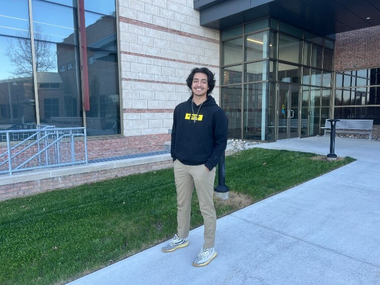 Calvin University senior Cameron Lockrey