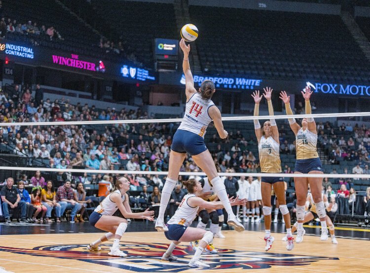 The first year of the Professional Volleyball Federation is all about gaining visibility within the community, attracting and keeping top talent, and growing a love of women’s professional sports throughout the country.