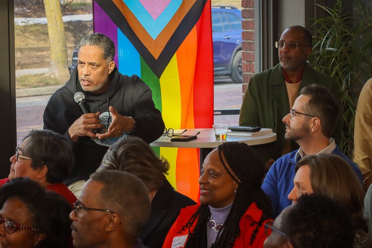 Sandra Upton's book launch drew DEI leaders from across West Michigan.