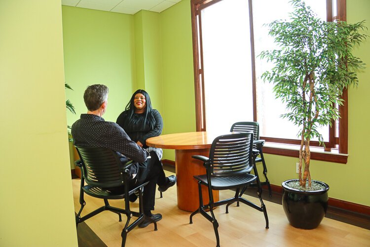 Dégagé Ministries' Complex Care Housing facility offers plenty of spaces over four floors for residents to mingle and meet.