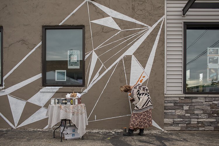 Local artist Adrian DeVries.