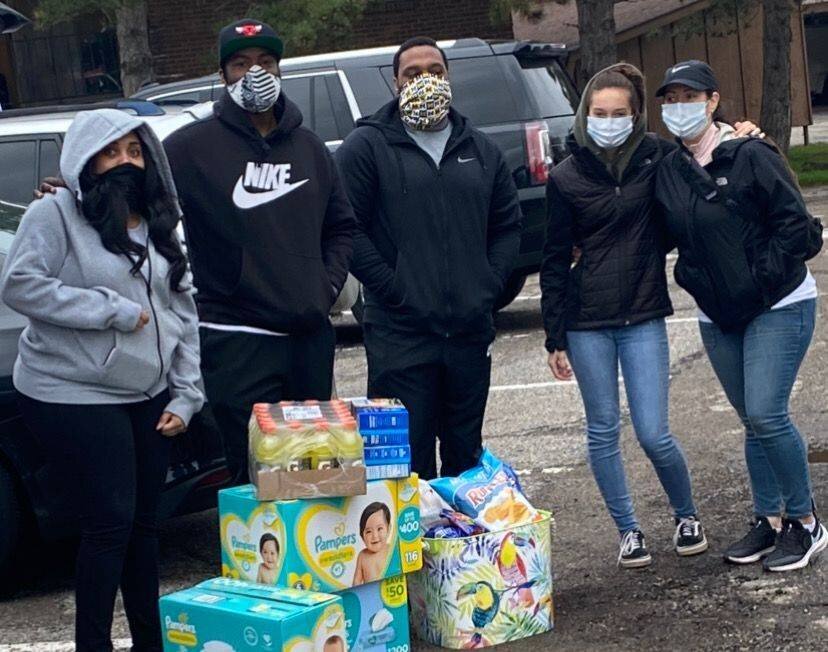 Volunteers with Meaning In Colors.