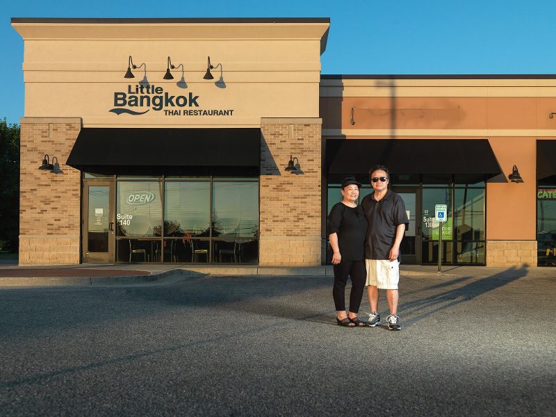 Teng and Sabrina Kue, owners of Little Bangkok Thai Restaurant