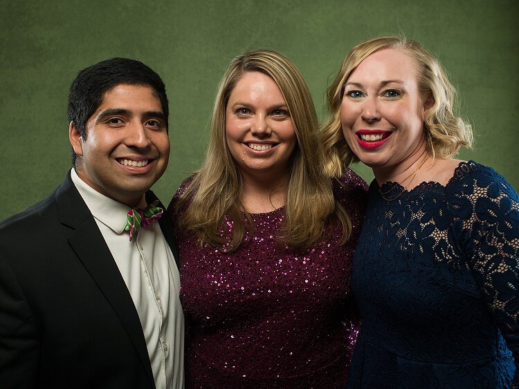 From left, Devin Rittenhouse, Gina Schulz and Katie VanDoeselaar with the Grand Rapids Public Museum.