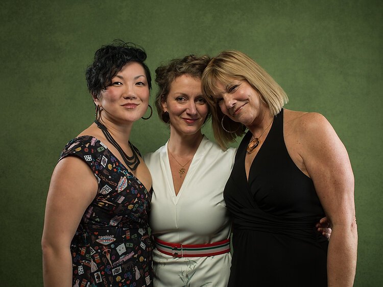 From left, Anna Beaten, Amelea Gritter co-founder at Common Notice and Jane Timmer.