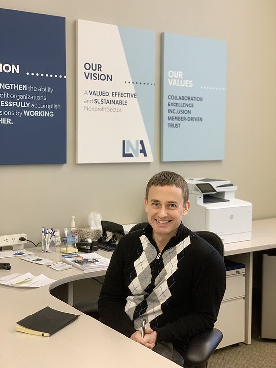 Patrick Cisler is the executive director of the Lakeshore Nonprofit Alliance, which recently completed the first nonprofit community assessment. Photo by Shandra Martinez