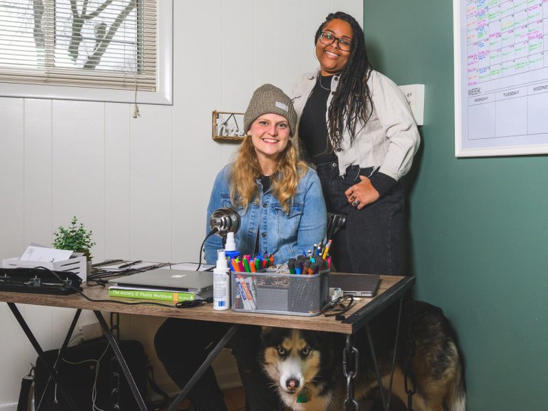 Kelsey Lehman and Autumn Carson