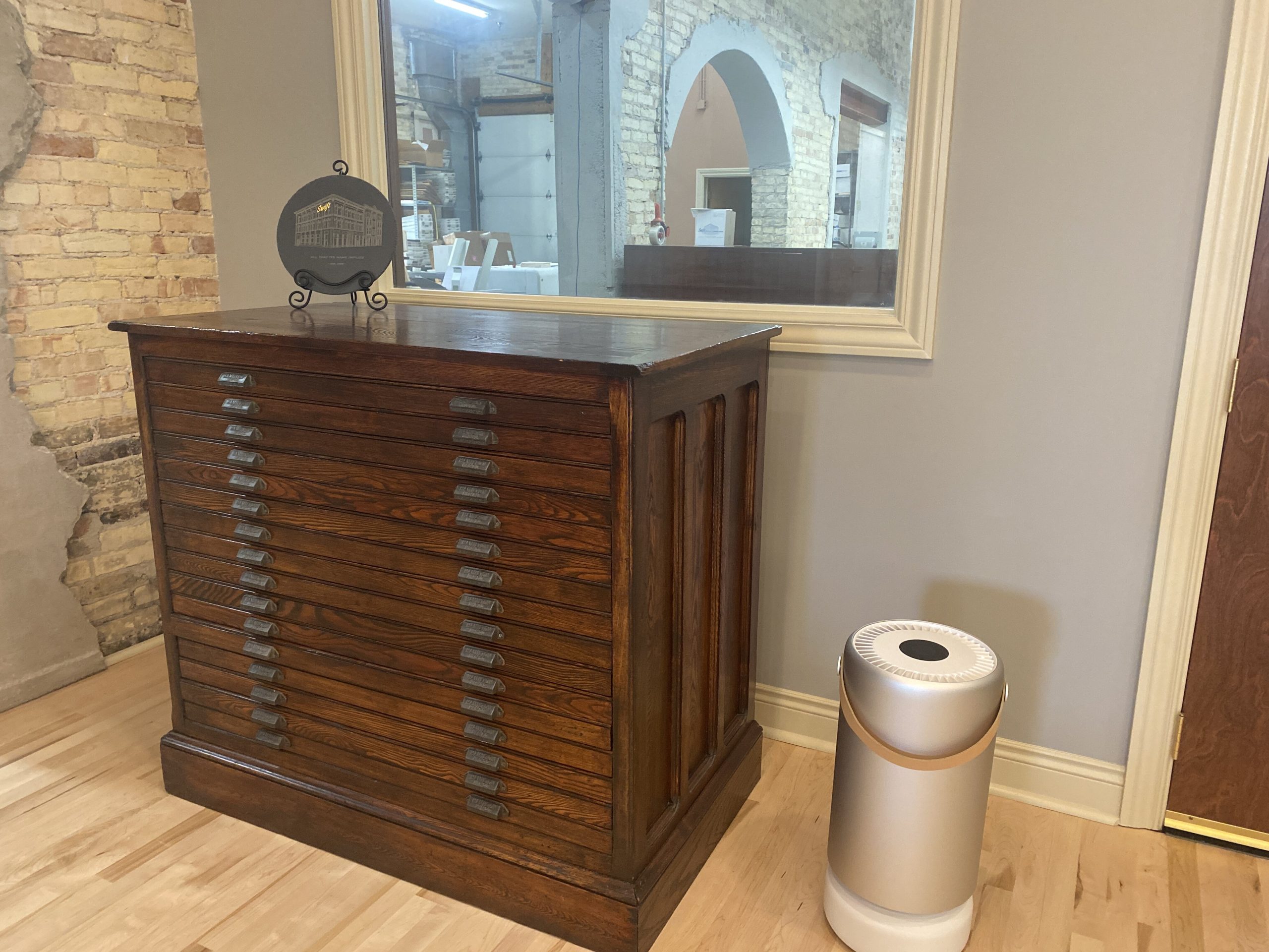 Air purifier at Swift Printing