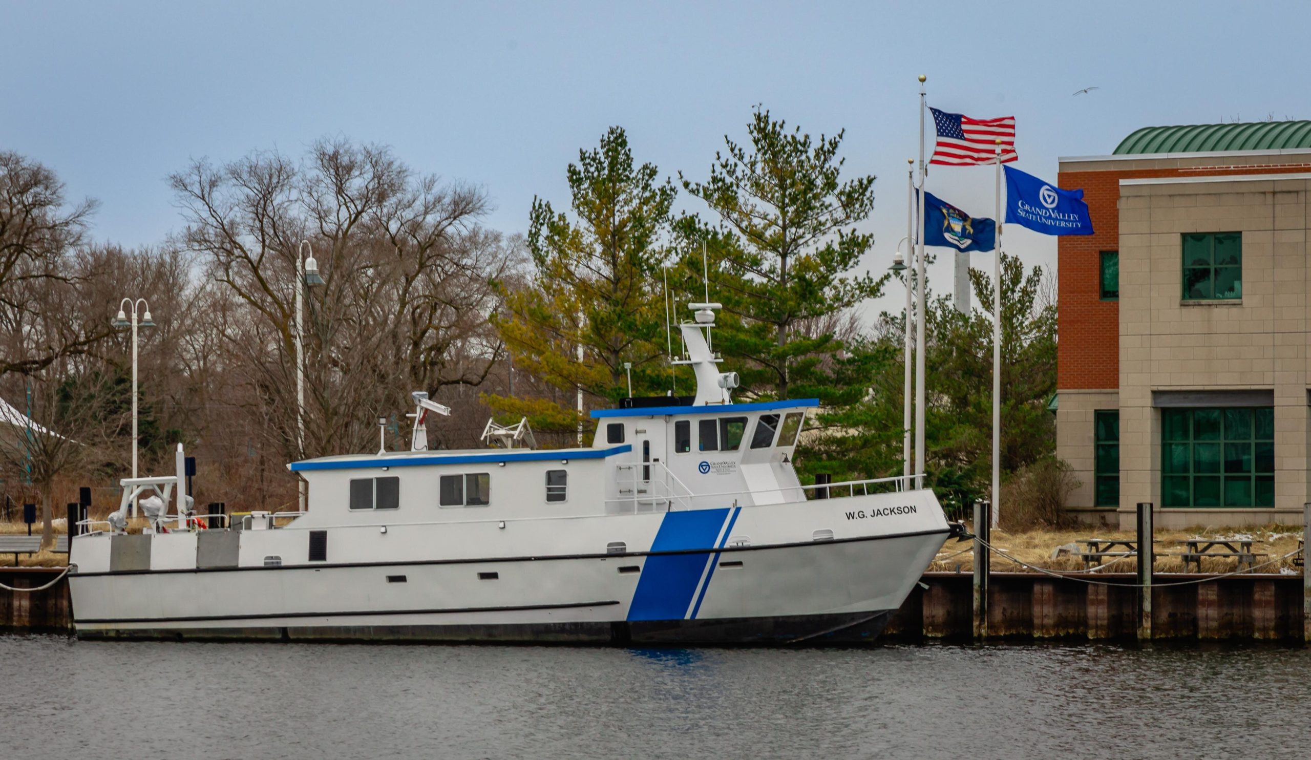W.G. Jackson docked in Muskegon, Michigan