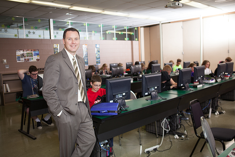 Pete Bush, superintendent of Coopersville Public Schools.