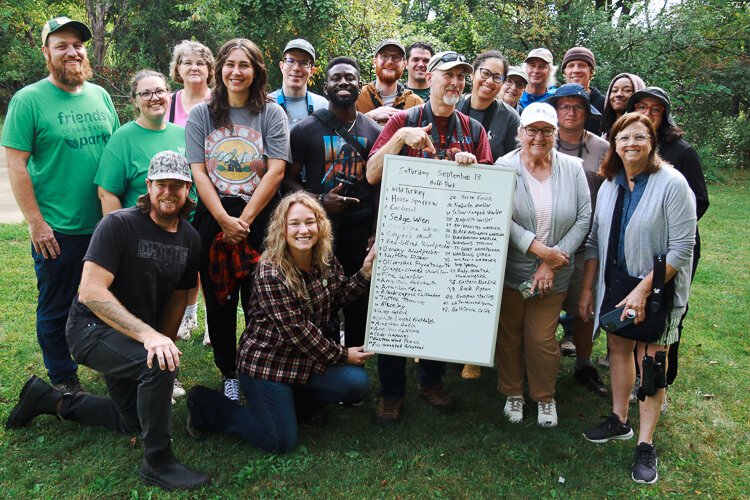 In three hours, Explore Your Parks participants recorded all the bird species they saw at Huff Park.