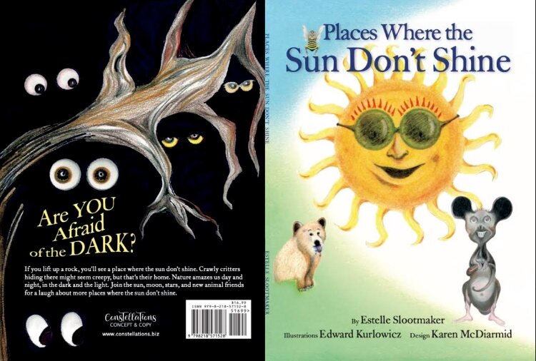 New children’s book "Places Where the Sun Don’t Shine" unites West Michigan creatives and a Wyoming printer, conceived by Estelle Slootmaker.