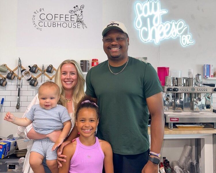 Chesley and Carl Roscoe with two of their children.